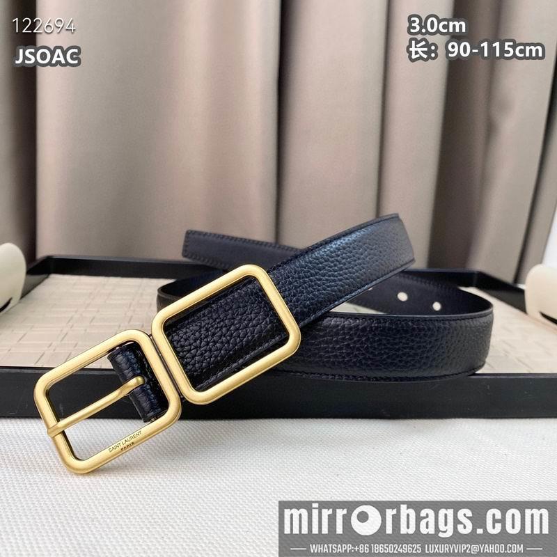 Replica YSL belt 30mm 90-115cm 8L08