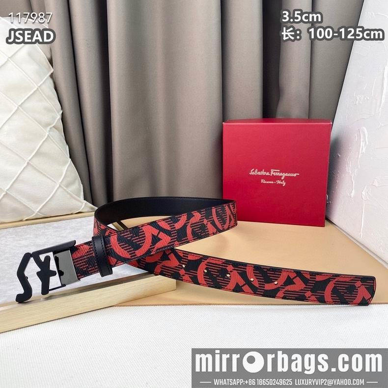 Replica Ferragamo belt 35mmX100-125cm 8L08
