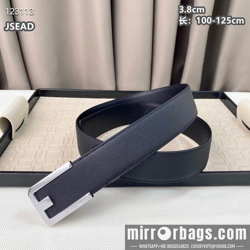 Replica Prada belt 38mmX100-125cm 8L06