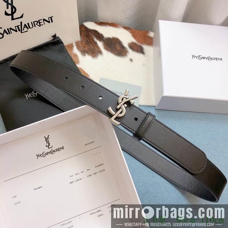 Replica YSL Belt 30mmX95-110cm 7D01