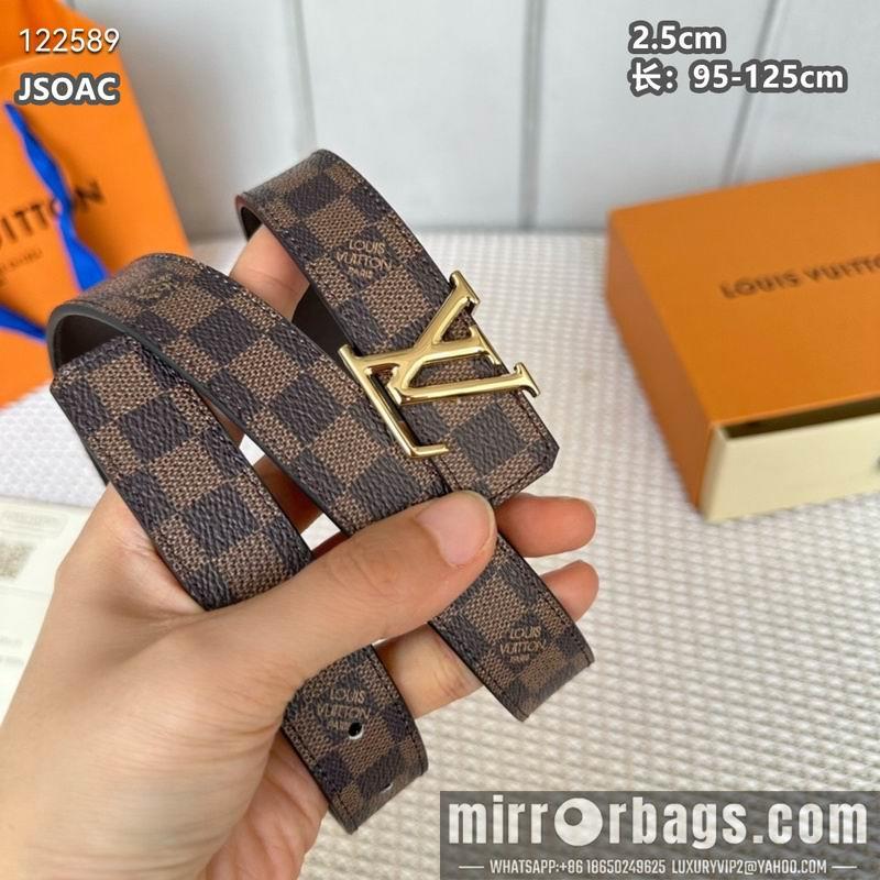 Replica LV belt 25mmX95-125cm 8L17
