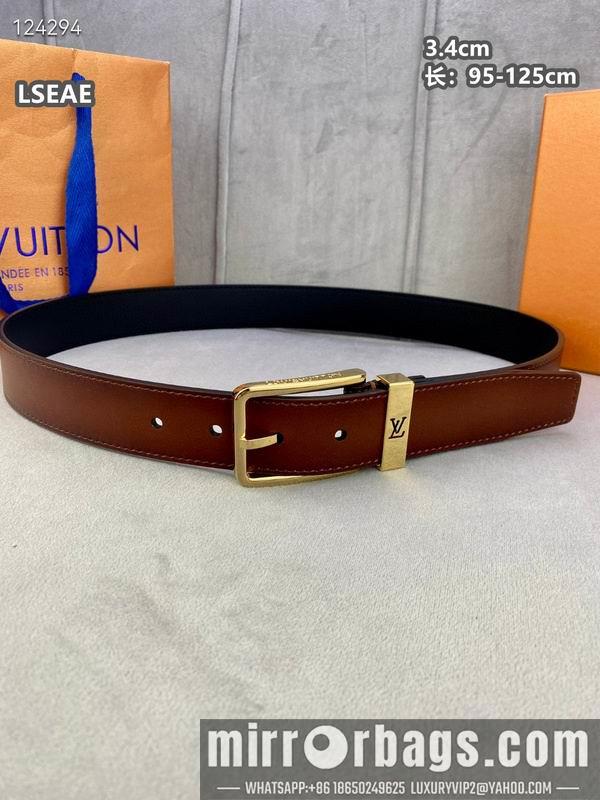 Replica LV belt 34mmX95-125cm 8L27