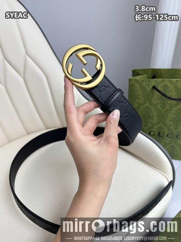 Replica Gucci belt 38mmX95-125cm 8L57