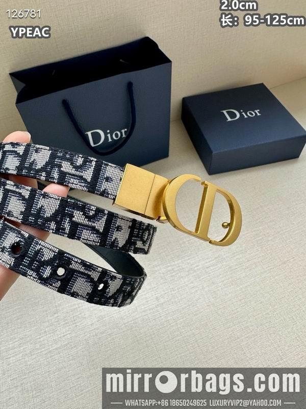 Replica Dior belt 20mmX95-125cm 8L22
