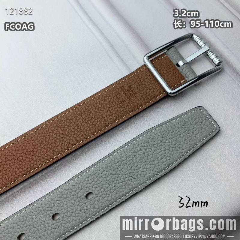 Replica Hermes belt 32mmX95-110cm 8L26