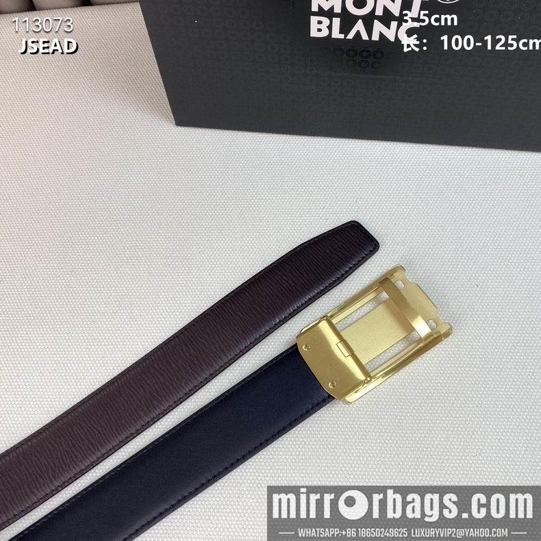 Replica Montblanc belt自动带 35mmX100-125cm 8L03