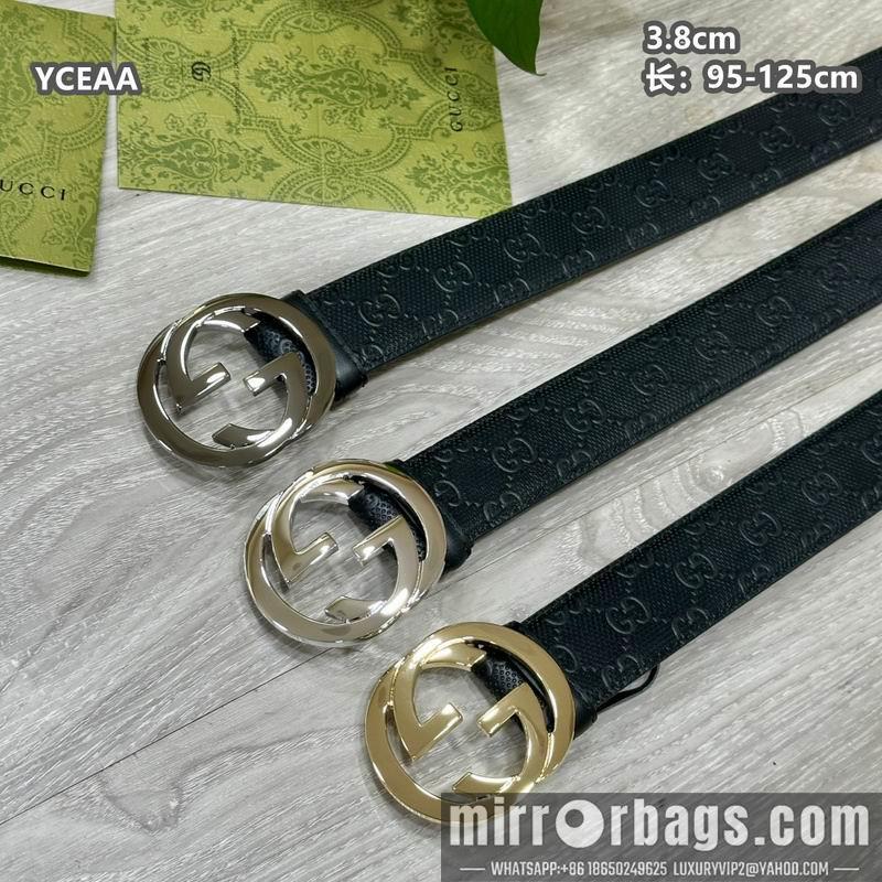 Replica Gucci belt 38mmX95-125cm 8L56