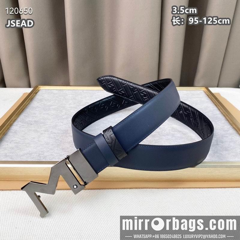 Replica Montblanc belt 35mmX95-125cm 8L072001