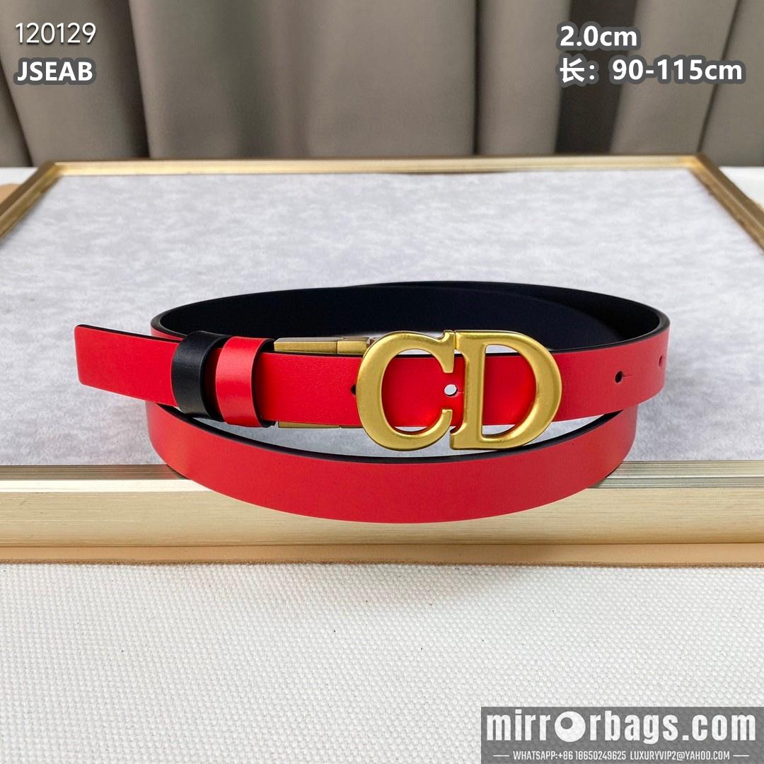 Replica Dior belt 20mmX90-115cm 8L072001