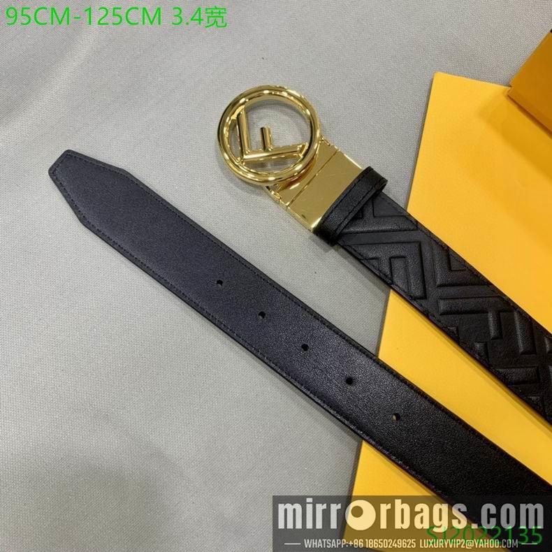 Replica Fendi Belt 34mmX95-125cm 7D07