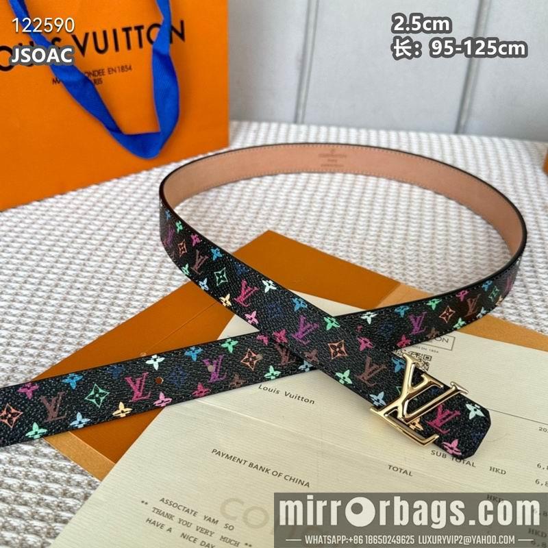 Replica LV belt 25mmX95-125cm 8L17