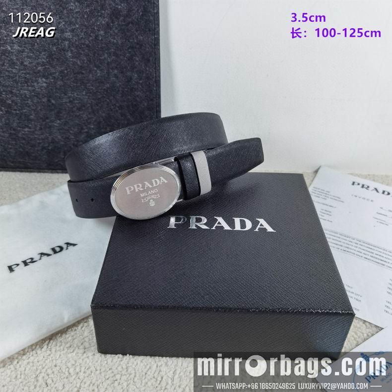 Replica Prada belt 35mmX100-125cm 8L08