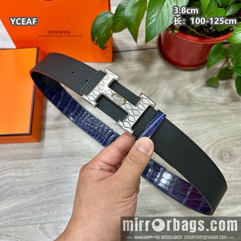 Replica Hermes belt 38mmX100-125cm 8L60