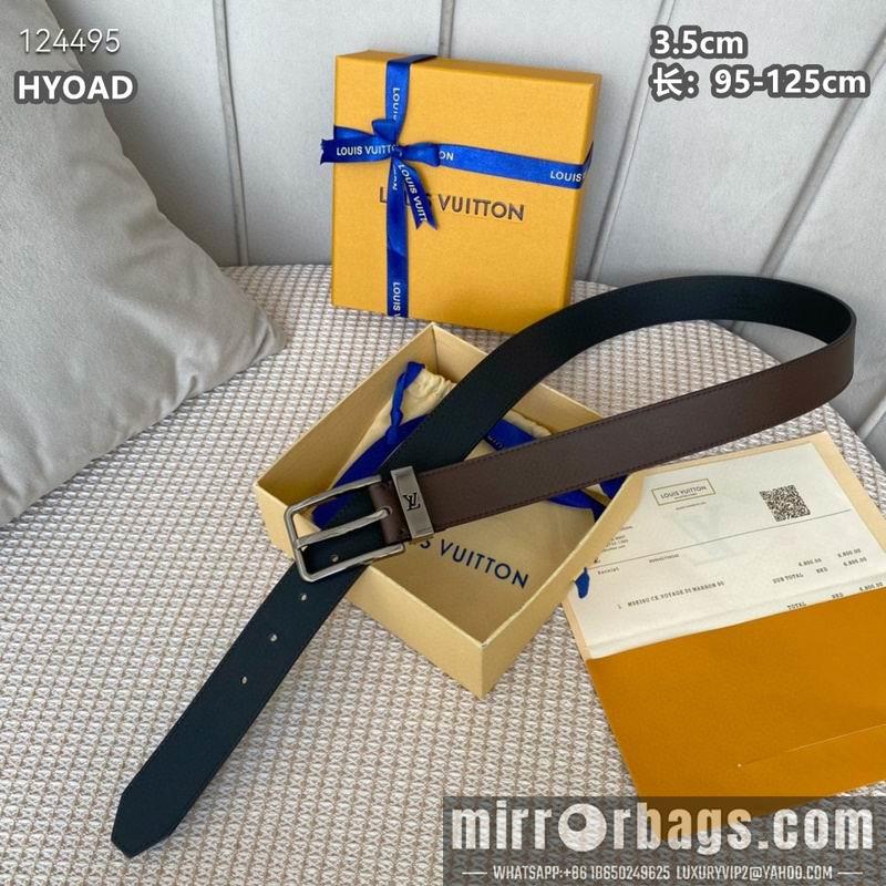 Replica LV belt 35mmX95-125cm 8L12