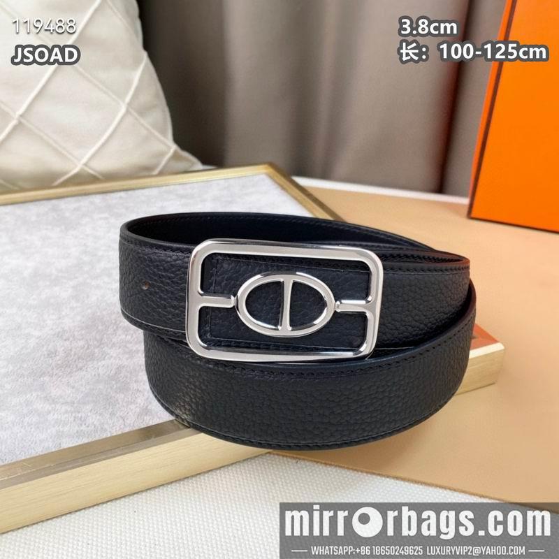 Replica Hermes belt 38mmX100-125cm 8L040801