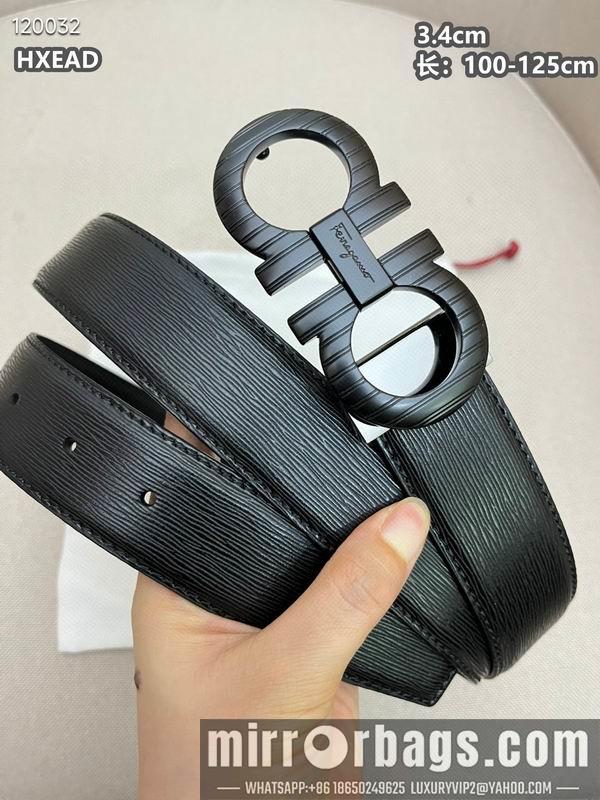 Replica Ferragamo belt 34mmX100-125cm 8L03