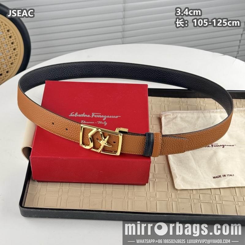 Replica Ferragamo belt 34mmX105-125cm 8L17