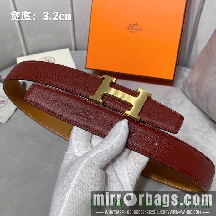 Replica Hermes Belt 32mmX95-110cm 7D18