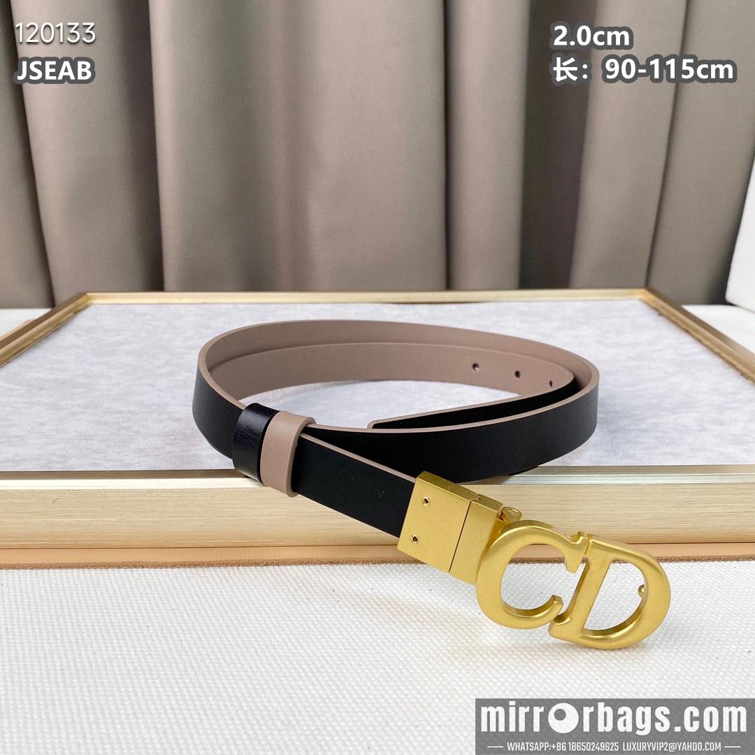 Replica Dior belt 20mmX90-115cm 8L072001