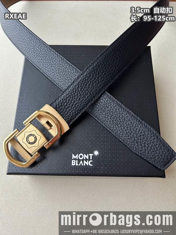 Replica Montlanc belt 35mmX100-125cm 8L73