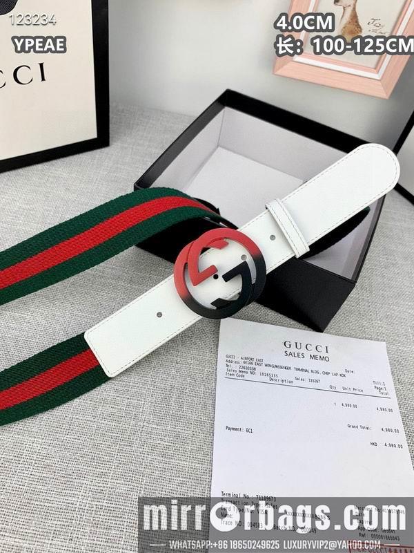 Replica Gucci belt 40mmX100-125cm 8L135