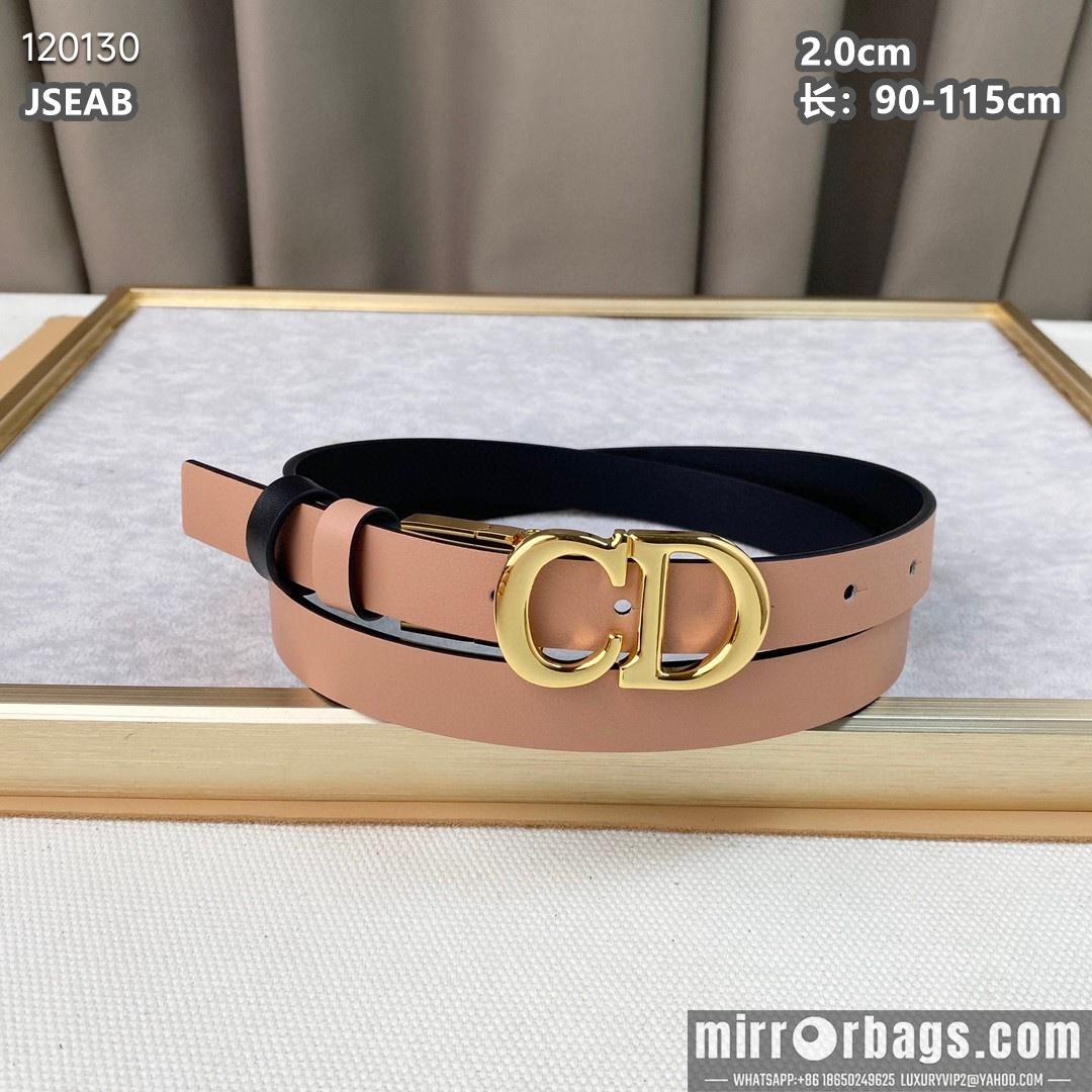 Replica Dior belt 20mmX90-115cm 8L072001