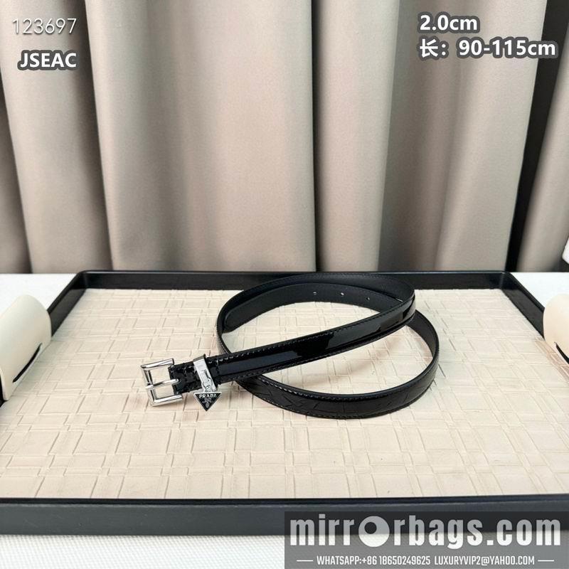 Replica Prada belt 20mmX90-115cm 8L03
