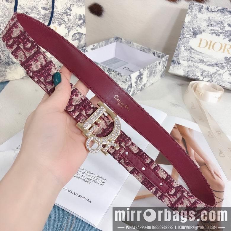 Replica Dior Belt 30mmX95-110cm 7d06