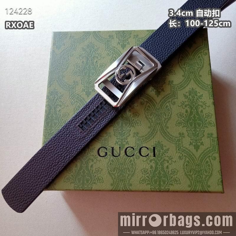Replica Gucci belt 34mmX100-125cm 8L20