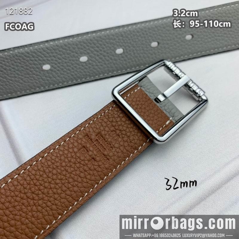 Replica Hermes belt 32mmX95-110cm 8L26