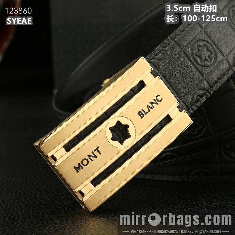 Replica Montlanc belt 35mmX100-125cm 8L50