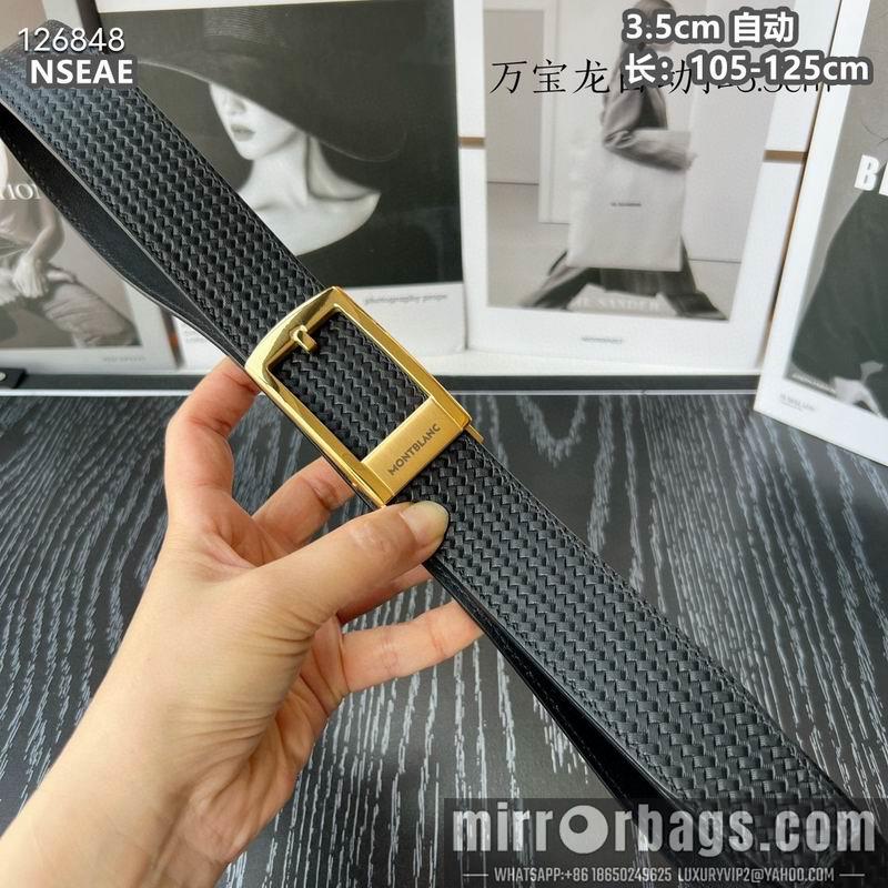 Replica Montlanc belt 35mmX105-125cm 8L63
