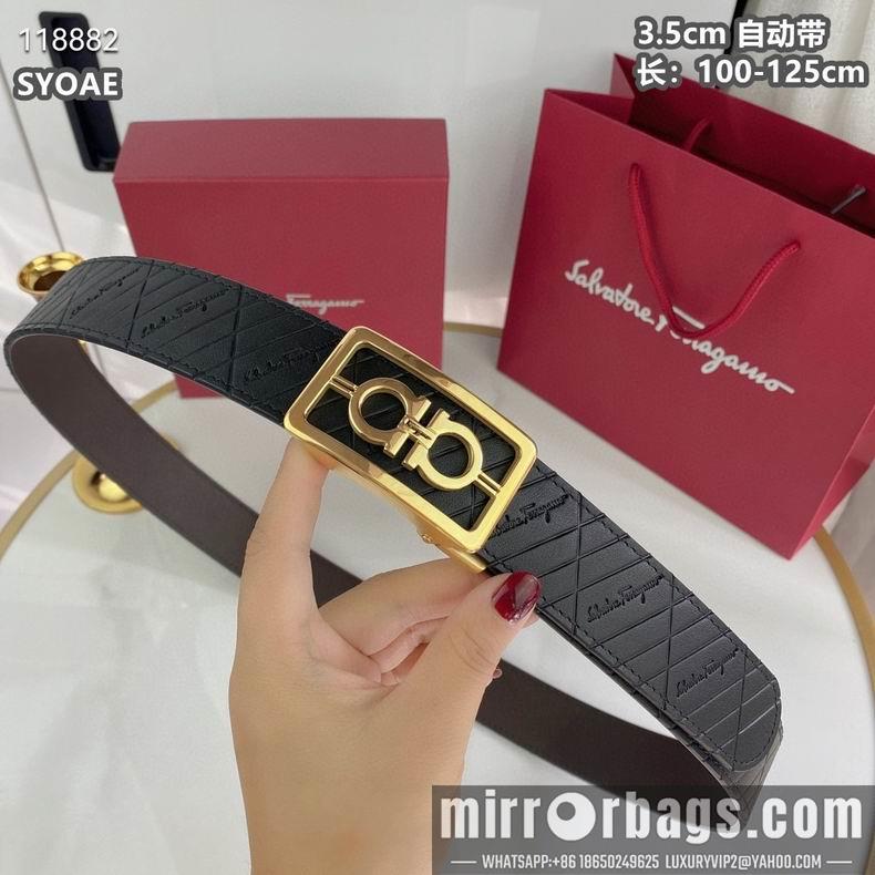 Replica Ferragamo belt自动带 35mmX100-125cm 8L11