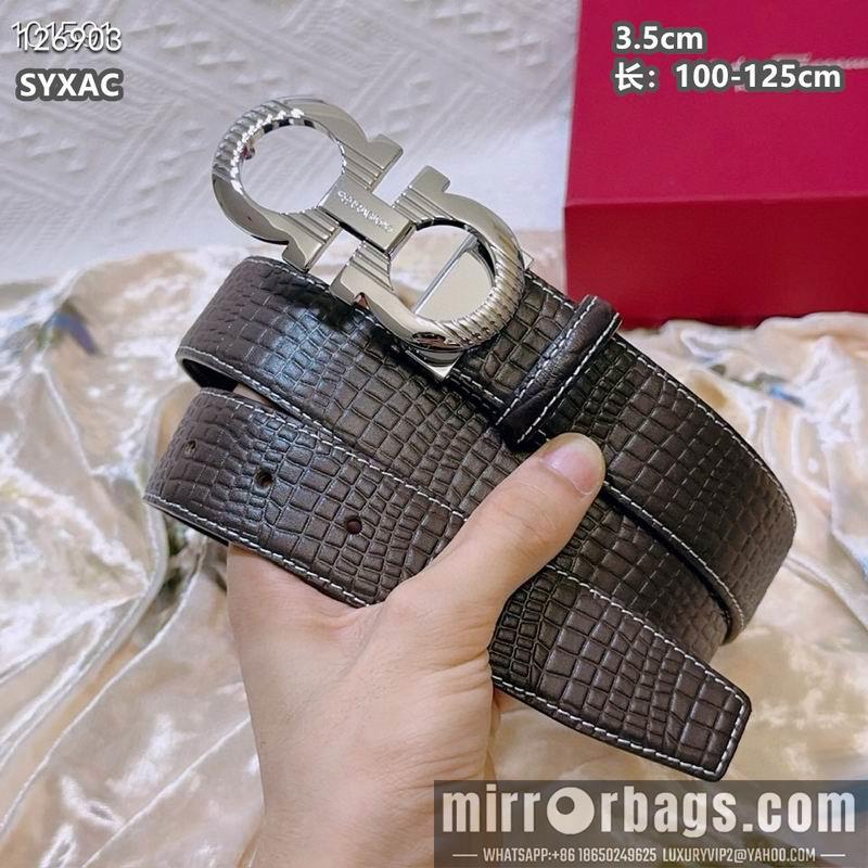 Replica Ferragamo belt 35mmX100-125cm 8L89