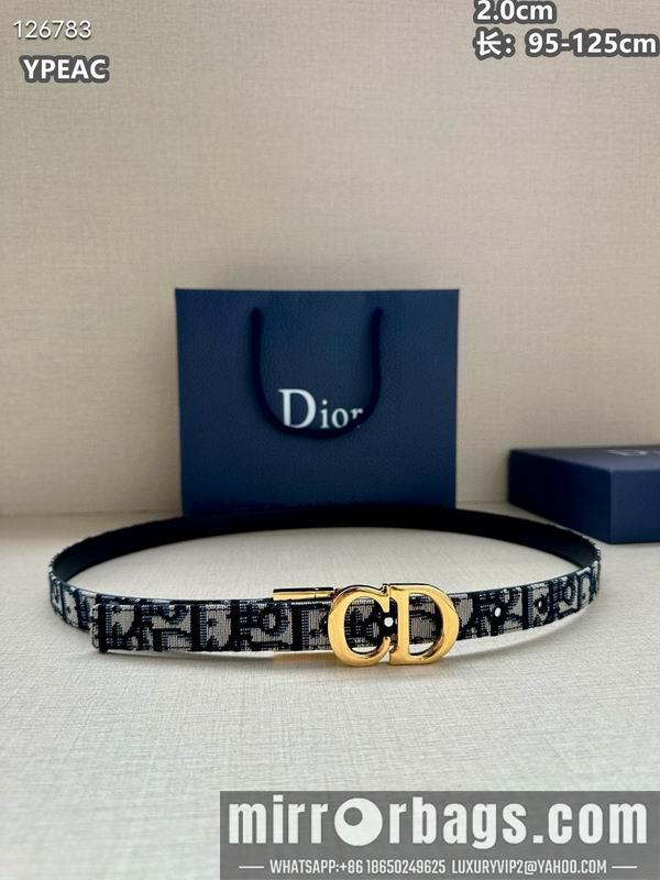 Replica Dior belt 20mmX95-125cm 8L22