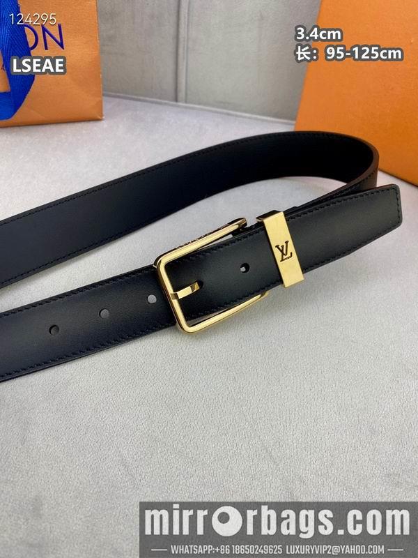 Replica LV belt 34mmX95-125cm 8L27