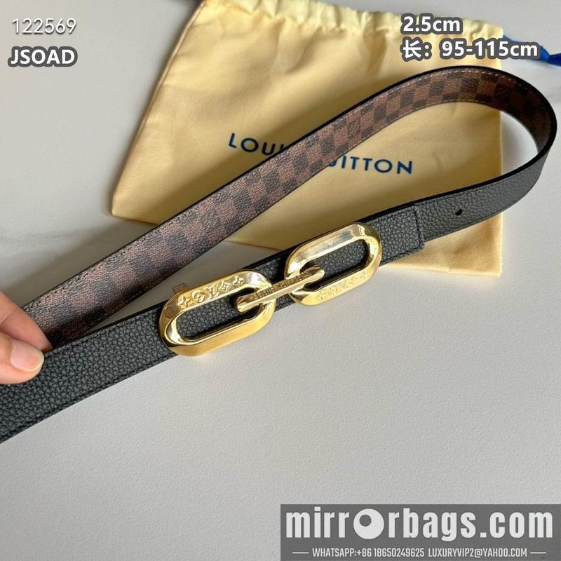 Replica LV belt 25mmX95-115cm 8L16