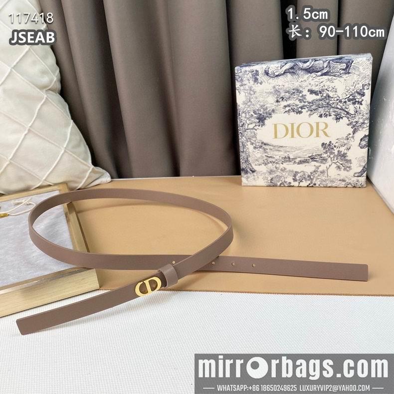 Replica Dior belt 15mmX90-110cm 8L01