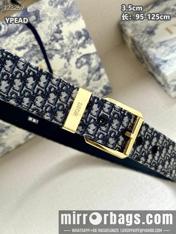 Replica Dior belt 35mmX95-125cm 8L31