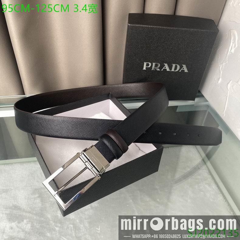 Replica Prada Belt 34mmX95-125cm 7D01