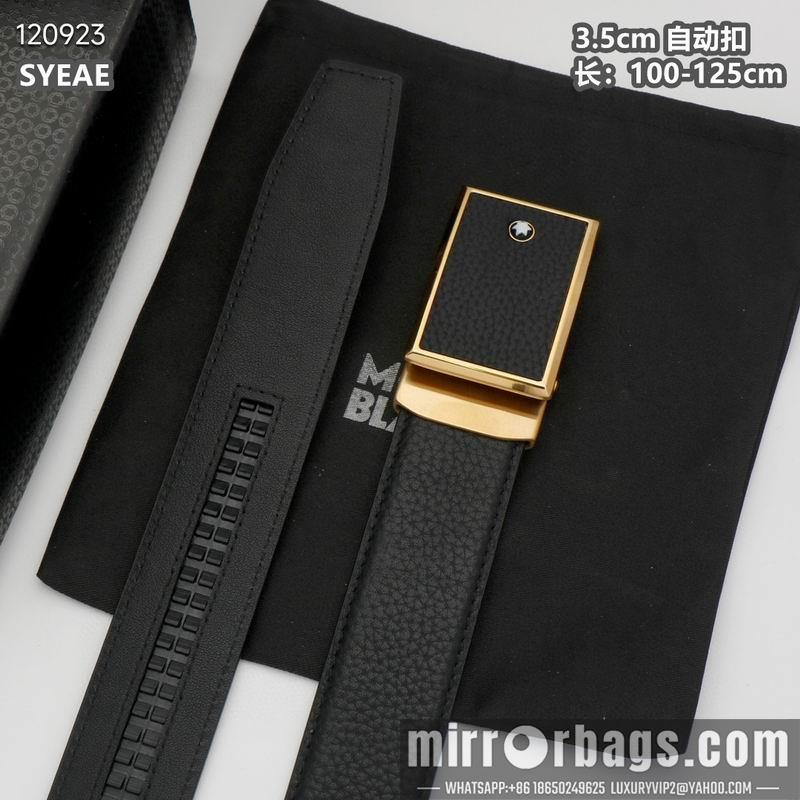 Replica Montblanc belt 自动扣 35mmX100-125cm 8L072010
