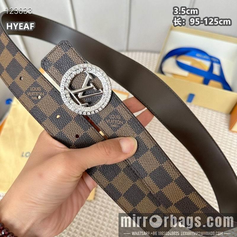 Replica LV belt 35mmX95-125cm 8L18