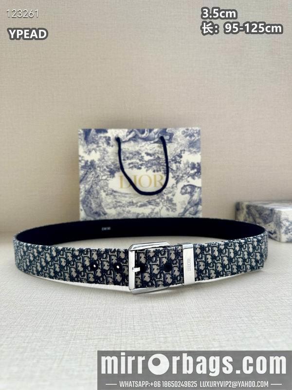 Replica Dior belt 35mmX95-125cm 8L31