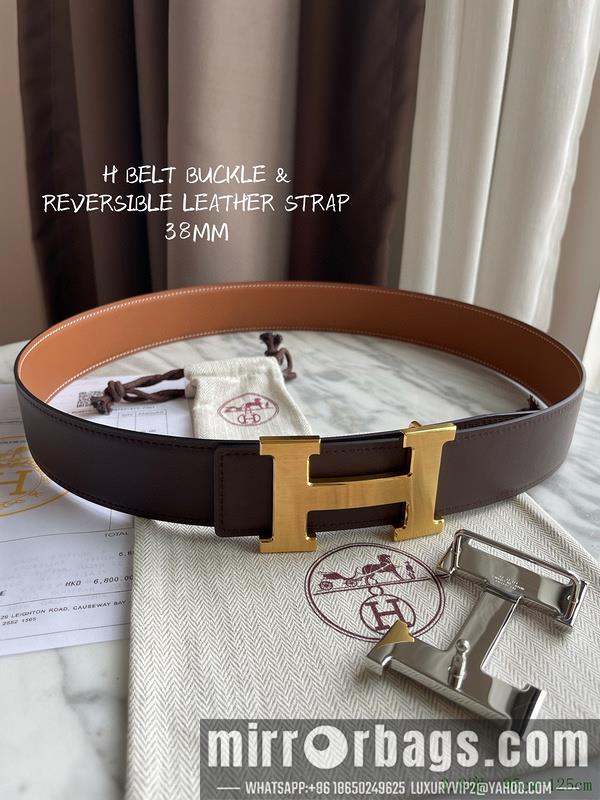 Replica Hermes Belt 38mmX95-125cm 7D48
