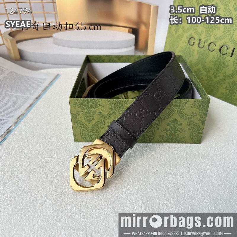 Replica Gucci belt 35mmX100-125cm 8L15