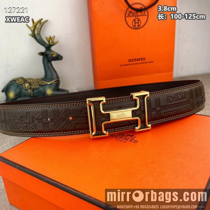 Replica Hermes belt 38mmX100-125cm 8L43