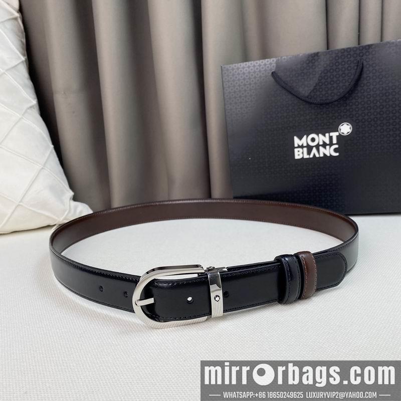 Replica Montblanc belt 35mmX95-125cm 7D05