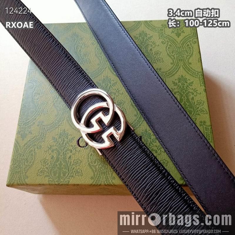 Replica Gucci belt 34mmX100-125cm 8L22