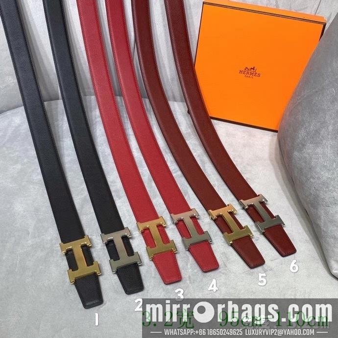 Replica Hermes Belt 32mmX95-110cm 7D18