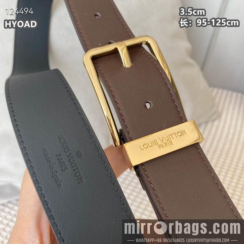 Replica LV belt 35mmX95-125cm 8L13